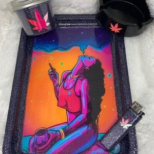 Rolling Tray Set